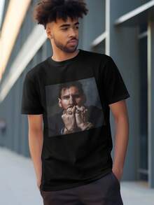 Lionel M Essi T-Shirt, 8 Ballon D'Or Rings, The GOAT, Football Player, Soccer TShirt - 黑色 - 查看 1
