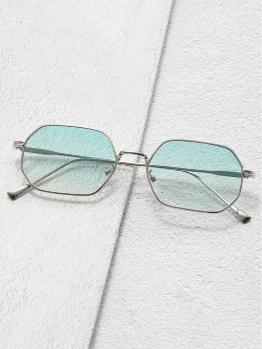 1pc Men's Creative Fashion Charming Personalized Designed Fashion Glasses - Ombre - View 1