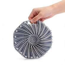 优质硅胶沐浴刷，速干去角质，替代丝瓜络，卫生易起泡，持久耐用，温和去角质按摩刷，男女皆宜，敏感肌肤适用 - 灰色 - 查看 7