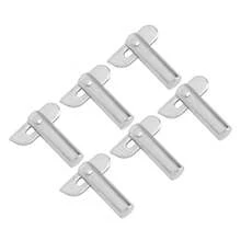 50Pcs Mobile Scaffolding Joint Connecter Point Bar Galvanized Scaffolding Locating Connecting Rod Pins Dowel - Conector de unión de andamios - Ver 10