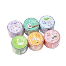 Băng dính Washi bằng giấy tổng hợp lấp lánh Doodle Meow Cloud Series - Hình dán phong cách Salt-Style để trang trí nhật ký, album ảnh và đồ thủ công DIY. - Băng dính cắt sẵn - Xem 5