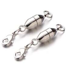 6mm Magnetic Jewelry Clasps Lobster Clasp Oval Shape For Necklace Bracelet - Multicolor - View 7