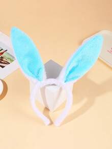 2pcs Cute Easter Bunny Ear Headband Prop, Rabbit Headband For Easter Party Decoration, Home, Birthday Gift - Multicolor - View 9