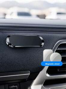 360°旋转金属底座吸盘磁吸式车载手机支架，适用于所有智能手机导航仪表盘安装 - A - 查看 13