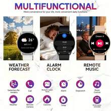 1.28" HD Display, Wireless Calling, Customizable Wallpaper, Compatible With Android & IOS, Includes Fitness Tracking, Message Alerts & Music Control, Interchangeable Straps, Suitable For Both Men And Women - Multicolor - View 10