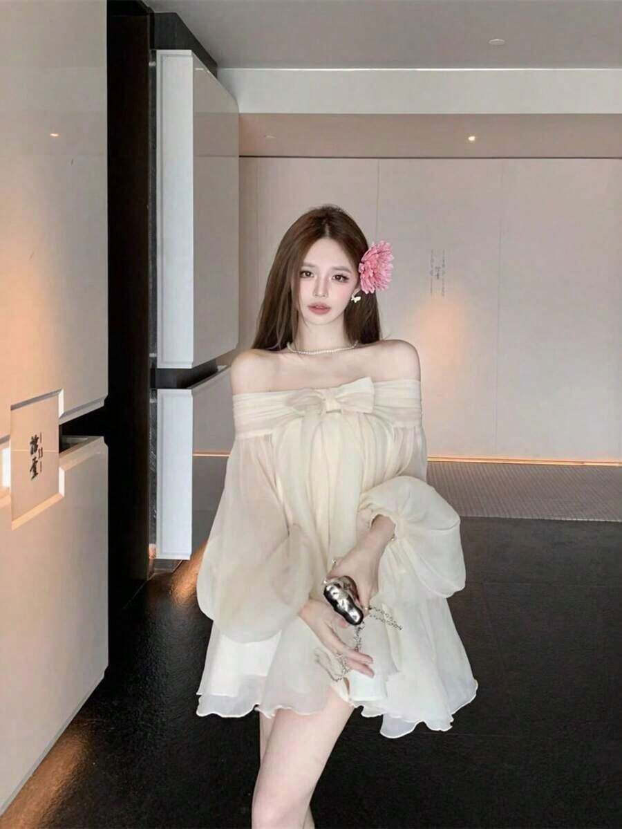 Women Short Dresses - Blanco - Ver 1