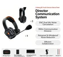 Moma Lisheng SE Youth Edition Is A Three-Way Calling Headset Wireless Microphone System For Live Broadcasting, Featuring Instant Communication, ENC Dual-Microphone Noise Reduction, Rain And Wind Noise Protection, And High-Definition Sound Quality. - View 3