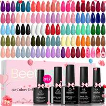 Beetles Spring Gel Polish Set - Fingertip Palette, 32 Colors Valentines Polish Set With Base Top Coat - 32 Colors Fingertip Palette - View 10