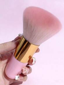 大号散粉刷，多功能化妆刷，蓬松便携定妆粉刷，美甲粉刷 - 彩色 - 查看 3