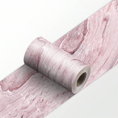 1 miếng dán tường nhà bếp họa tiết đá cẩm thạch hồng, decal dán tường phẳng bằng PVC tự dính, có thể tháo rời, hiện đại, thích hợp cho nhà cửa, nhà bếp, phòng ngủ, trang trí tường.