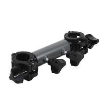 Black - Multi Functional Camping Chair With Umbrella Frame And Fishing Rod Clamp - Multicolor - View 8