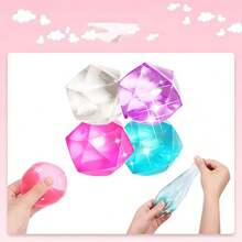 1 pieza Juguete de estrés en forma de cubo de diamante explosión de estilo maltés, adecuado para regalos de Año Nuevo, Día de San Valentín y Pascua [Estilo aleatorio] - Multicolor - Ver 7