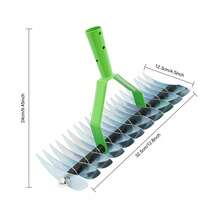 SENDERPICK Thatch Rake Head Versatile Grass Grooming Rake Head For Cleaning Dead Grass Lawn Rake Head - Thatch Rake Head - View 10