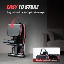 Pre-Assembled Foldable Dumbbell Bench, 14-In-1 Multi-Functional Weight Bench, 1000 Lbs Capacity, 6 Adjustable Incline Levels, Suitable For Home And Gym Strength Training - Black Roman Stool - View 6