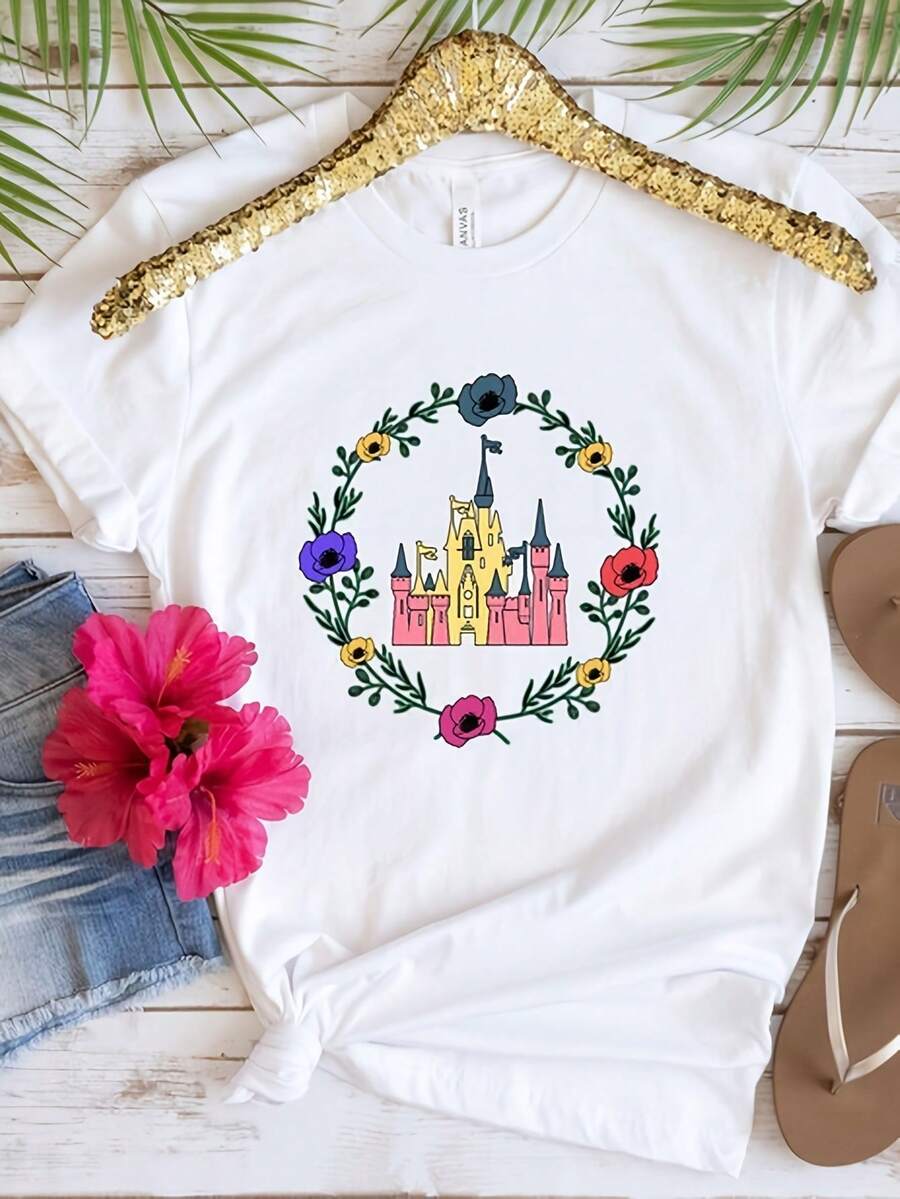 World Shirt, Day , Family Shirt, TT-Shirt, Memory Shirt, And Co Shirt, Disneyland Shirt - trắng - Xem 1