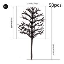 50PCS 6-12Cm Model Tree Pole Mini Tree Making Handmade Diy Tool Accessories Construction Scene Making Layout - As Photos - View 15