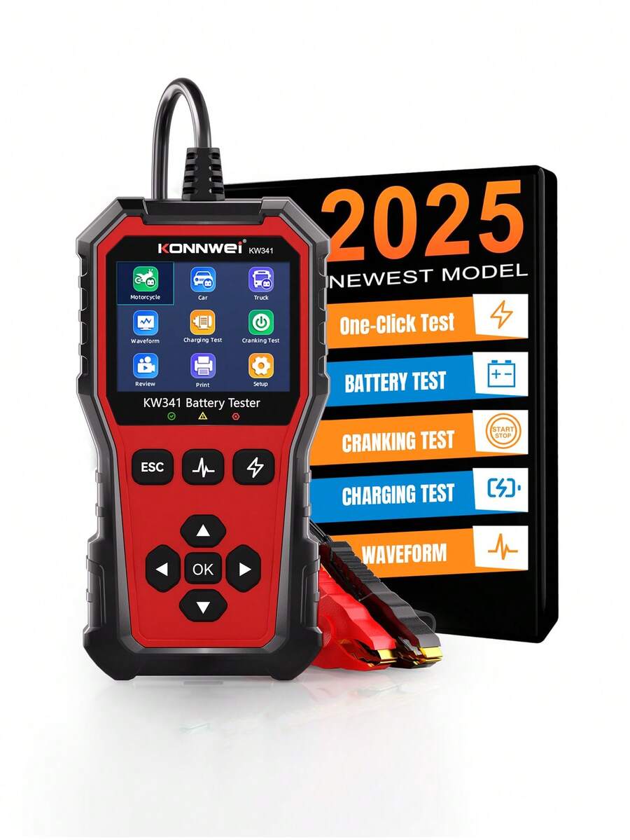 OBD2故障码读取器发动机诊断扫描仪CAN诊断工具，适用于1996年及之后生产的所有OBD II协议车辆。