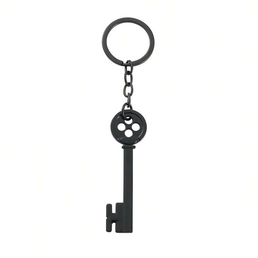 Fantasy Animated Movie Ghost Mom Keychain Black Key Pendant Halloween Gift Zinc Alloy - KC0059 - View 1