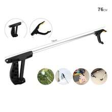 Pinza RECOGE OBJETOS Pinza Larga para Alcanzar Objetos - Pinza de Alcance Brazo con Pinza LARGA para Alcanzar Objetos ALCANZADOR de Objetos Pinzas recoge Objetos PINZA TELESCÓPICA. - Plateado - Ver 1
