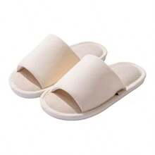 Linen Upper Slip-On Slippers With PVC Anti-Slip Sole, Suitable For Home, Bedroom, Living Room, All Season Unisex - Multicolor - View 21