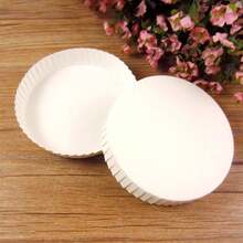 Beavorty Disposable Paper Cup Lids 3 Inch 50 Pack Lightweight Cup Covers For Hotels Events Tea Cups Drink Protection - White - View 3