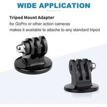 Tripod Mount For Tripod Mount Adapter With Thumb Screws Compatible With Hero 13 12 11 10 9 8 7 6 5 4 3 3+ 2 1 Session Fusion MAX DJ Osmo Action Camera - View 2
