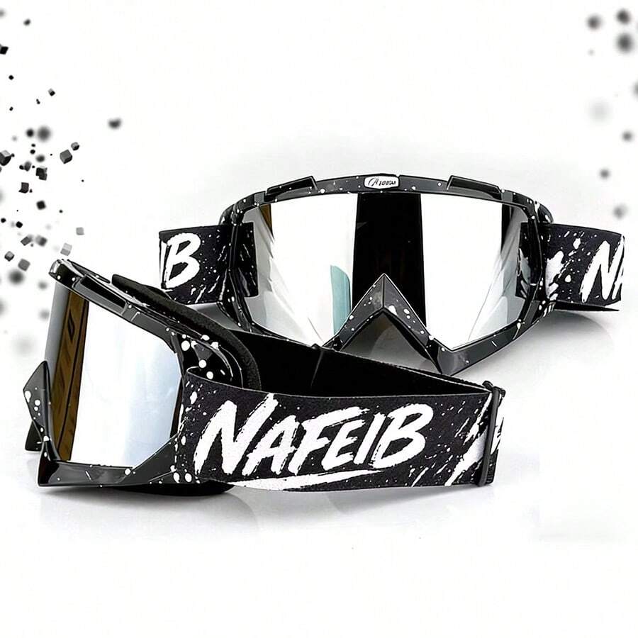 1pc Outdoor Sports Goggles, Suitable For Cycling, Motorcycle, Skiing, Hiking, Snowmobile For Adults - Multicolor - View 1
