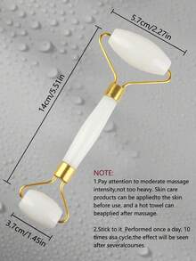 3件套树脂面部按摩工具套装，包含面部、身体、颈部、眼部按摩滚轮、刮痧板、抗皱美容护理工具、美容、护肤、水疗、自我护理、护肤工具、面部护理、美容师用品、按摩、面部按摩工具、面部滚轮 - 彩色 - 查看 4