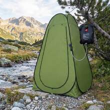 Multi-Use Pop Up Privacy Tent Portable Outdoor Changing Room For Camping Festival Hiking Shower Shelter - Green - View 6
