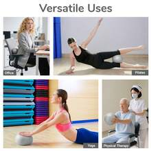 Pilates Ring Set – 14-Inch Anti-Deformation Magic Ring With Soft Handle, Mini Ball, 5 Resistance Bands, User Guide, Home Pilates Equipment - Grey - View 8