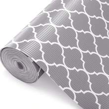 1 Roll Thick Gray Non-Slip Washable EVA Refrigerator/Cabinet Liner Mat, Easy To Cut - Grey - View 12