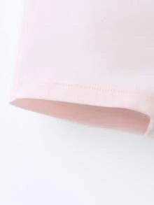 Annil [3A Antibacterial] 3-Pack Girls' Pure Cotton Crotch Panties - Cloud-Like Soft And Breathable Boxer Briefs For Medium And Large Children - Combination 02 (White With Purple Flowers + Porcelain Pink + Off-white) - View 4