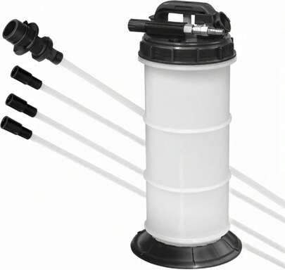 TCE ATPFE65U Torin Oil Changer Pneumatic Vacuum Fluid Extractor: Manual Convenient Oil Change Pump &Amp; Fluid Extractor - No Leaks, No Overfills Automotive Fluids Vacuum Evacuation (Capacity: 60L)