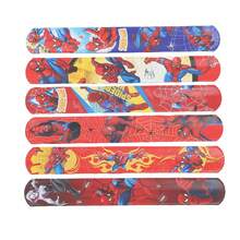 Marvel 12个装卡通印花拍手圈腕带，生日派对礼物，趣味玩具，新年礼物，情人节礼物，复活节礼物（随机款式） - 彩色 - 查看 2