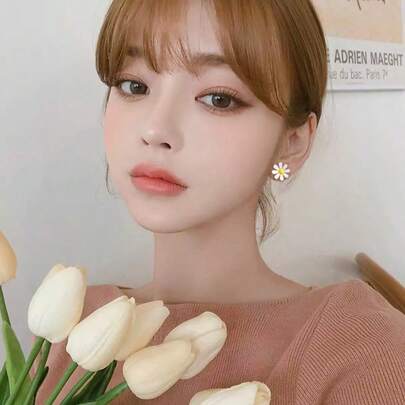 1对，复古雏菊耳环 - 锌合金材质，适合日常佩戴和特殊场合