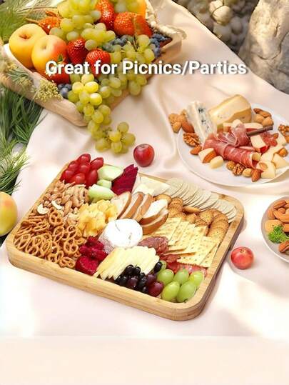 六格防漏食品储存容器套装，带提手方便携带，适合居家和户外使用，分隔式餐盘，是成人膳食管理的理想之选