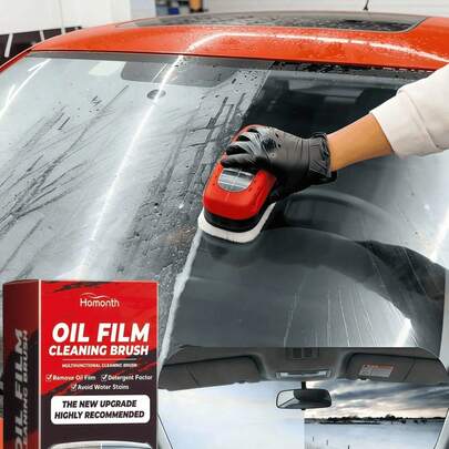 1 pièce Nettoyant pour vitres de voiture - Nettoyage domestique, peut nettoyer les vitres de voiture, Noël, Fournitures de nettoyage, Cadeau de Noël, Nettoyant pour vitres domestique. 1. Nettoie les impuretés et la poussière sur la surface des vitres de la voiture ; 2. Ouvrez le capuchon et appliquez uniformément avec une brosse de nettoyage sur les vitres de la voiture ; 3. Enfin, rincez à l'eau claire. Évaporation rapide, réduit les taches d'eau. Maintient une surface lisse. Améliore grandement la visibilité et la de la conduite. Rénovation, dégraissage et nettoyage des vitres.