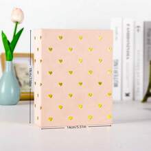 Album ảnh kích thước 6 inch, 50 trang, bìa cứng với họa tiết dập nổi vàng, kèm theo 100 album ảnh có ngăn đựng. Album này thích hợp cho kỷ niệm ngày cưới, những chuyến du lịch của bé, v.v. - Album ảnh - Xem 2