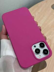 Liquid Silicone 3-Layer Full Coverage Soft Rubber Phone Case, Shock-Proof Protective Cover With Anti-Scratch Microfiber Lining, Compatible With IPhone 17, 17 Air, 17 Pro, 17 Pro Max, 13, 11, 16 Pro Max, 15, 14 Plus, 12 - Pitaya - View 7