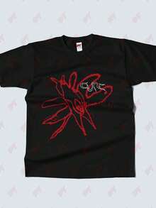 The Cure Redbird Black Cotton Band T-Shirt - Black - View 2