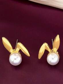 1 Pair Multifunctional Easter Bunny Series Earrings For Women - Multicolor 3 - View 1