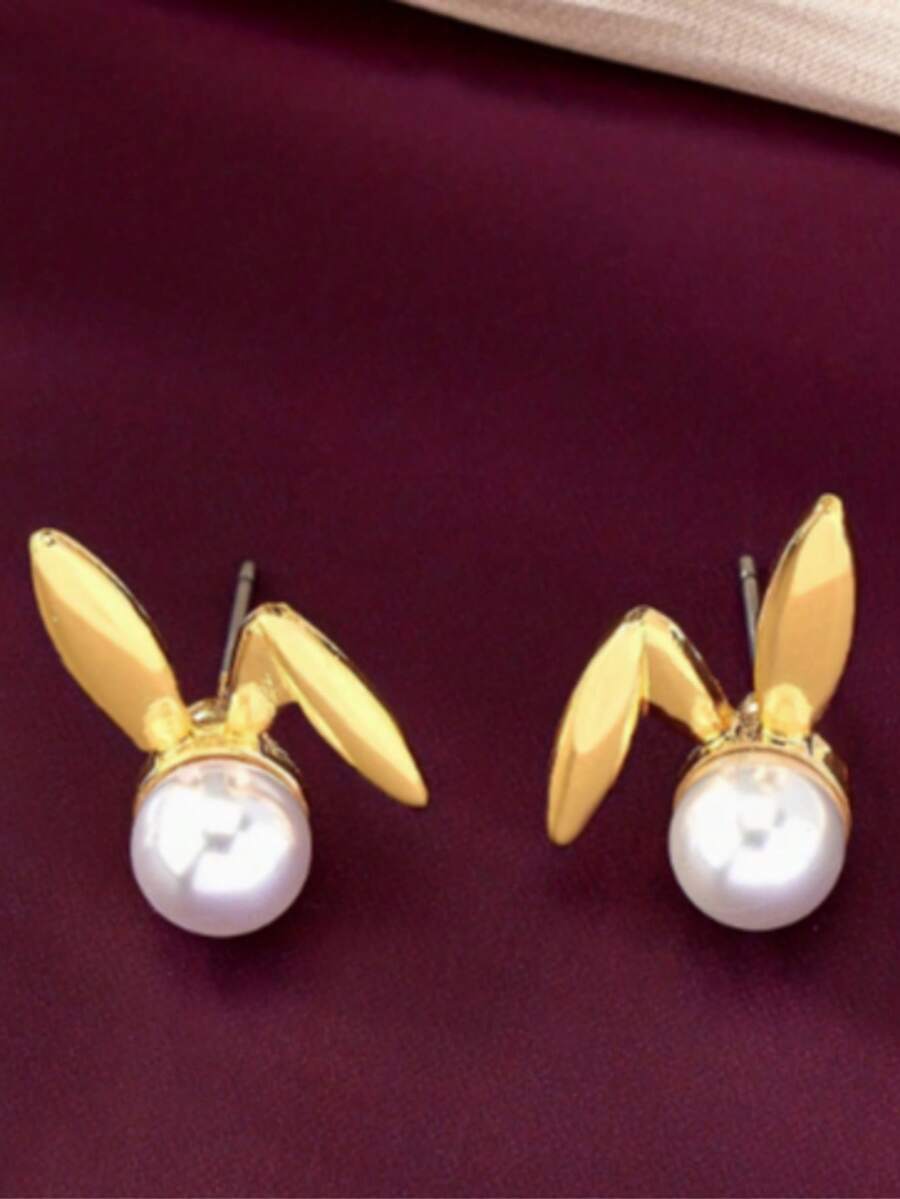 1 Pair Multifunctional Easter Bunny Series Earrings For Women - Multicolor 3 - View 1