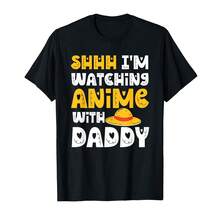 Anime T Anime Cartoon T-Shirt | Summer Tops, Graphic Tee |  US Best Seller - 黑色 - 查看 2