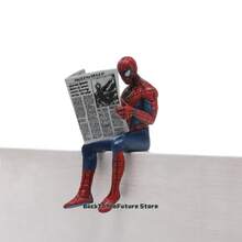 4pcs/Set Super Hero Action Figures, 7-9cm Anime Collectible Mini Figurines, Fan Gift - Spider - View 6