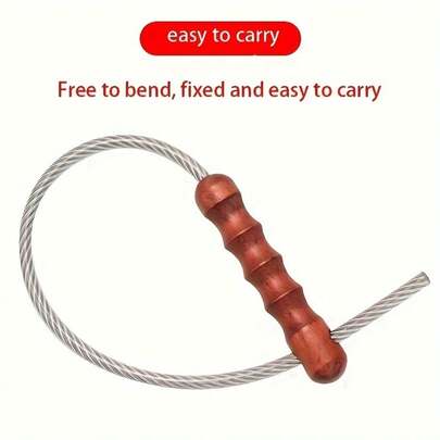 Multipurpose Tactical Whip Baton Self-Defense Tool, Portable, Suitable For Bicycle, Running