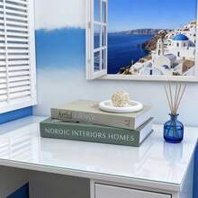 2套纸质精美装饰书，咖啡桌装饰书 - 仿装饰书，可用于家居桌面装饰、床头柜装饰或书架装饰 - 均碼 - 查看 4