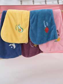 1/2/3条装高密度编织干发巾，不掉毛，不起屑，柔软舒适，经久耐用，超强吸水，触感柔软，速干，男女通用，高效干发巾，适合作为送给女朋友/情人节/感恩节的礼物 - 彩色 - 查看 3