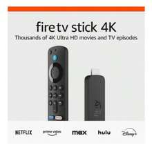 Amazon Fire TV Stick 4K Firestick HD Wi-Fi 6 Alexa Voice Remote - Black - View 2