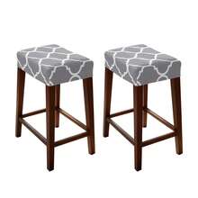 1/2/4/6pcs Stretch Printed Bar Stool Chair Covers, Washable, Suitable For Living Room, Bedroom, Vanity Chair, Coffee Table Chairs - one-size - View 30