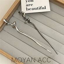 2个/套 女士波浪发夹 - 彩色 - 查看 6